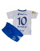 Al-Hilal Neymar Jr #10 Bortedraktsett Barn 2024-25 Korte ermer (+ bukser)